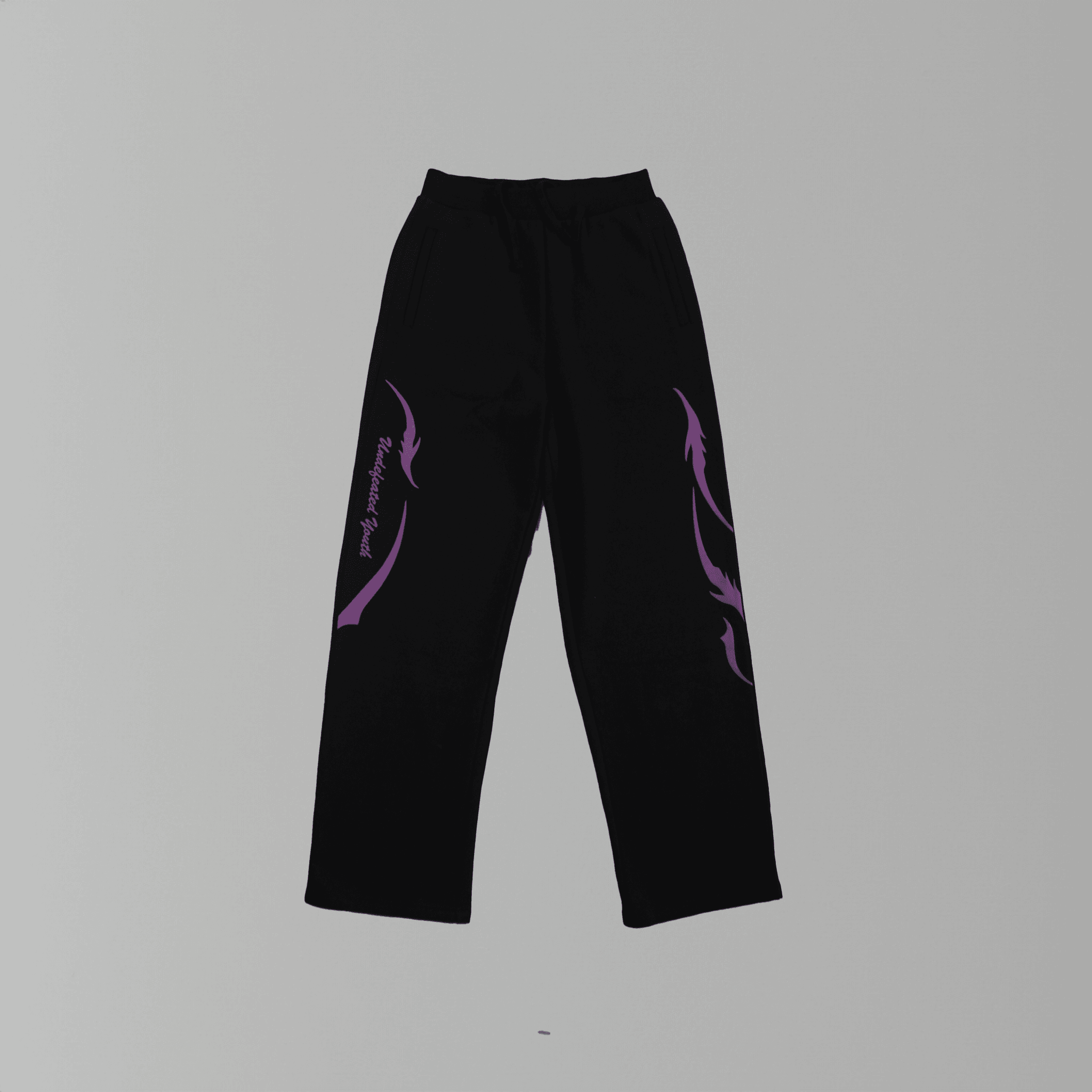 Phantom Straight Fit Pants - Black-Invicoros