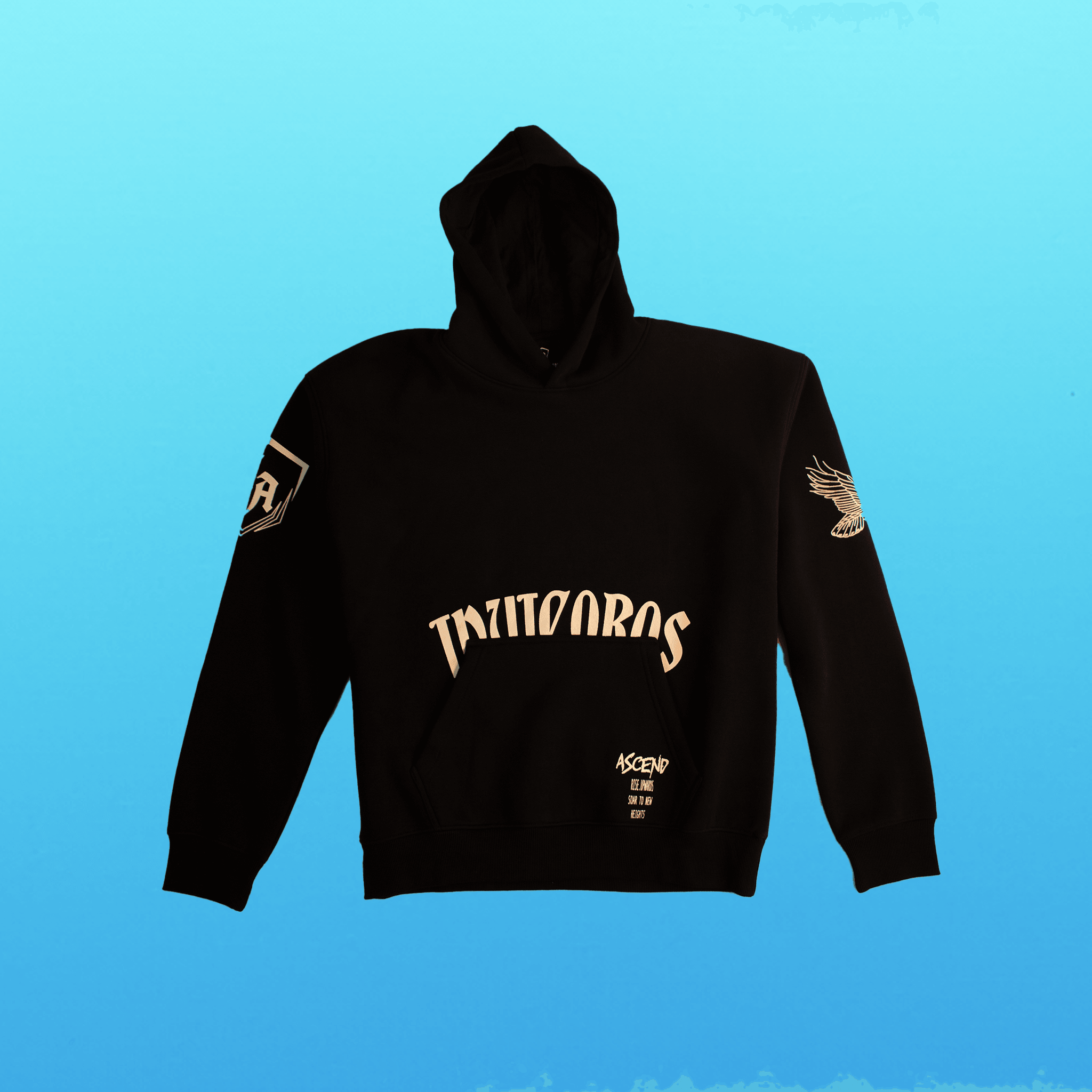 ASCEND HOODIE - BLACK-Invicoros