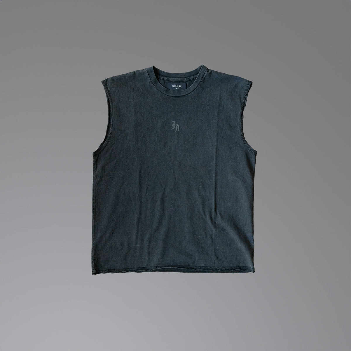 STATEMENT CUT-OFF BLACK WASH-Invicoros