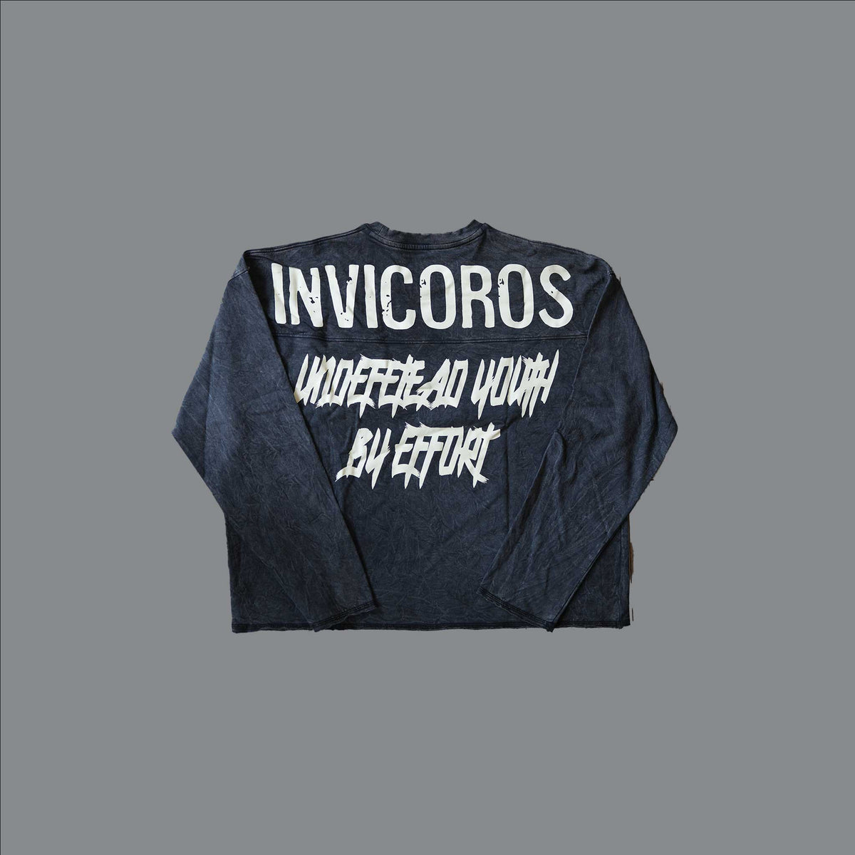 UNDEFEATED WASHED LONG SLEEVE-Invicoros