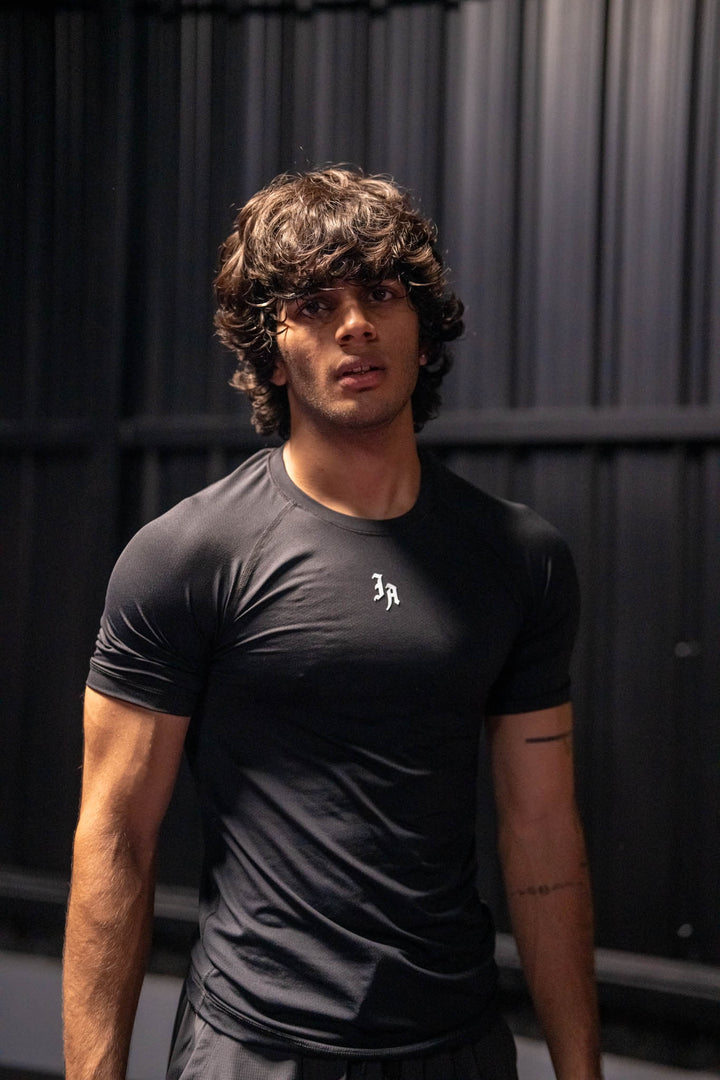 VENT TEE - BLACK-Invicoros