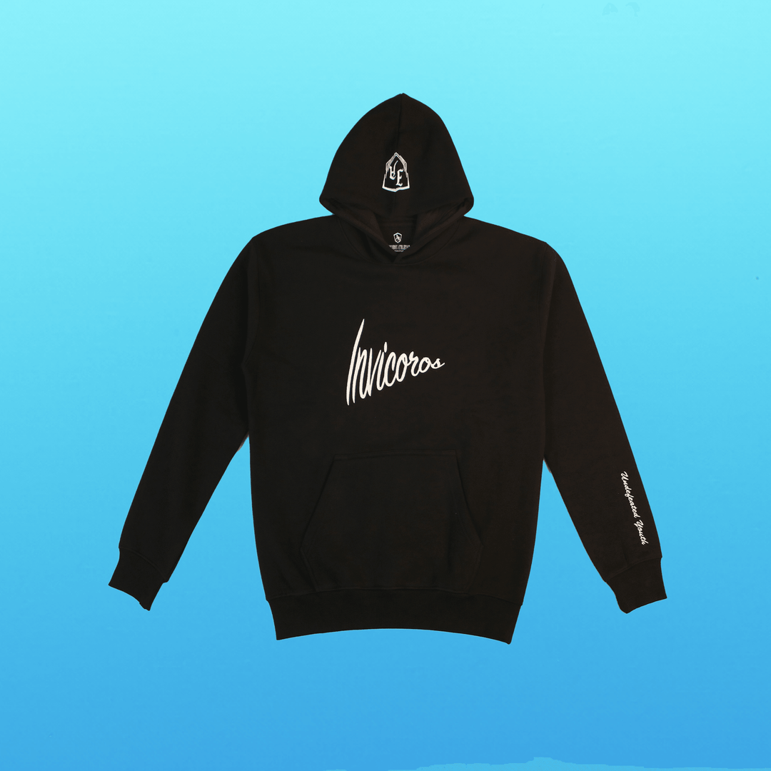 MONARCH PULLOVER HOODIES - BLACK-Invicoros