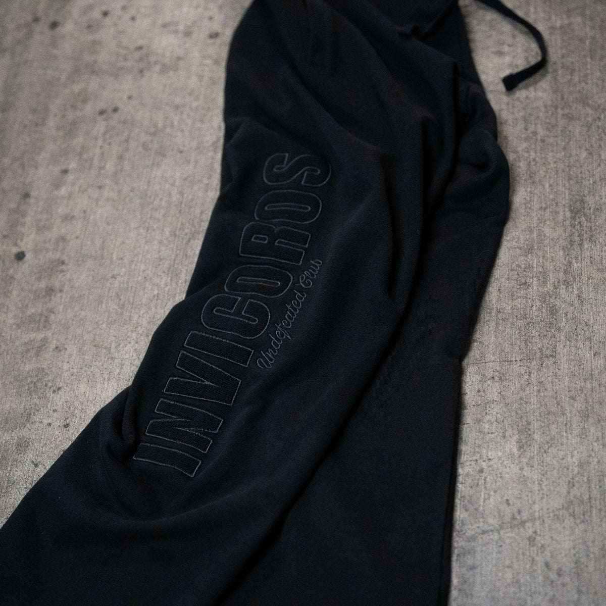TIMEFADE STRAIGHT FIT PANT [BLACK]-Invicoros