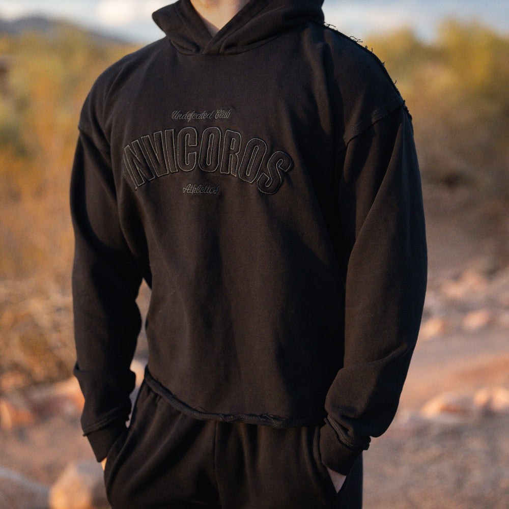 TIMEFADE HOODIE [BLACK]-Invicoros 