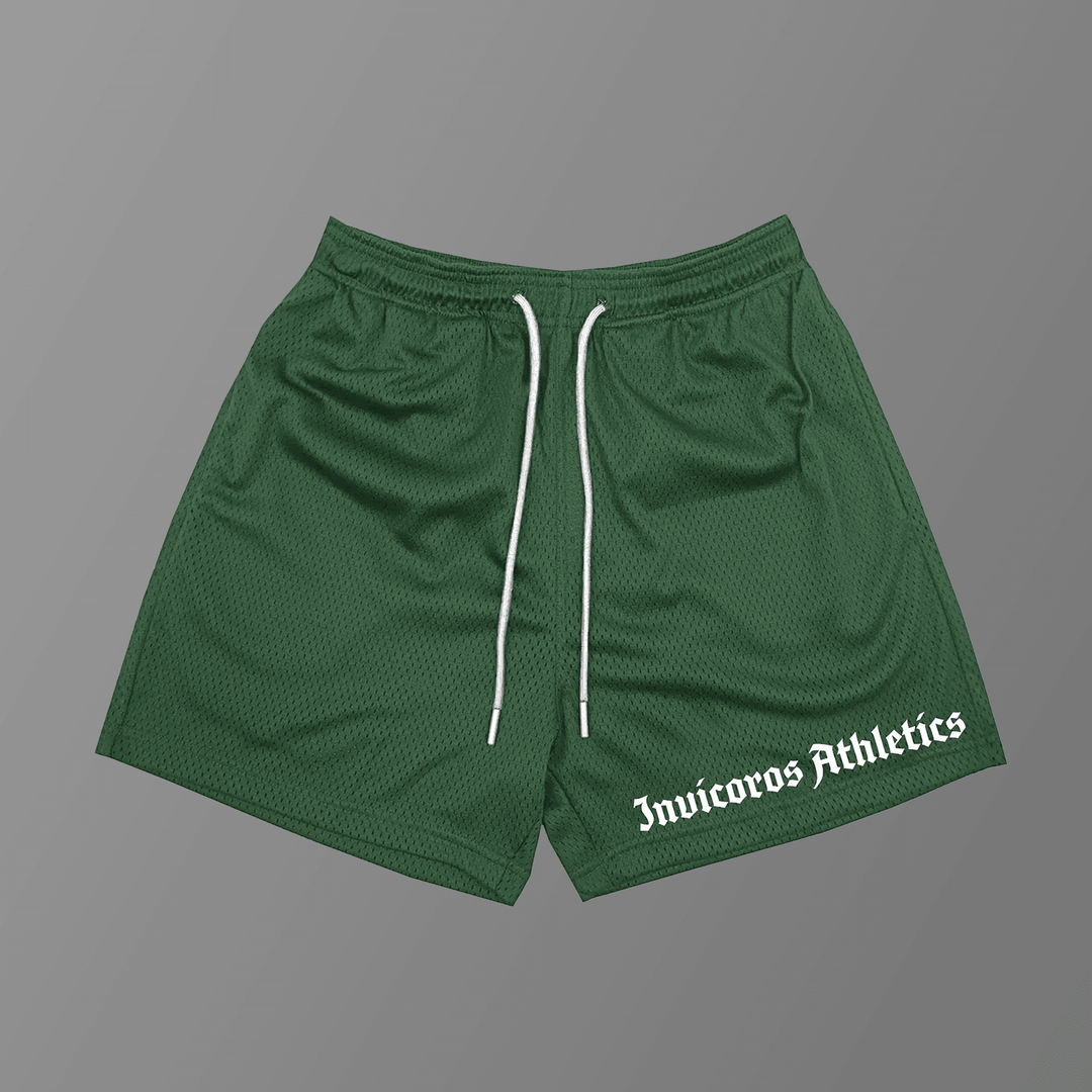 Olive green athletic shorts clearance