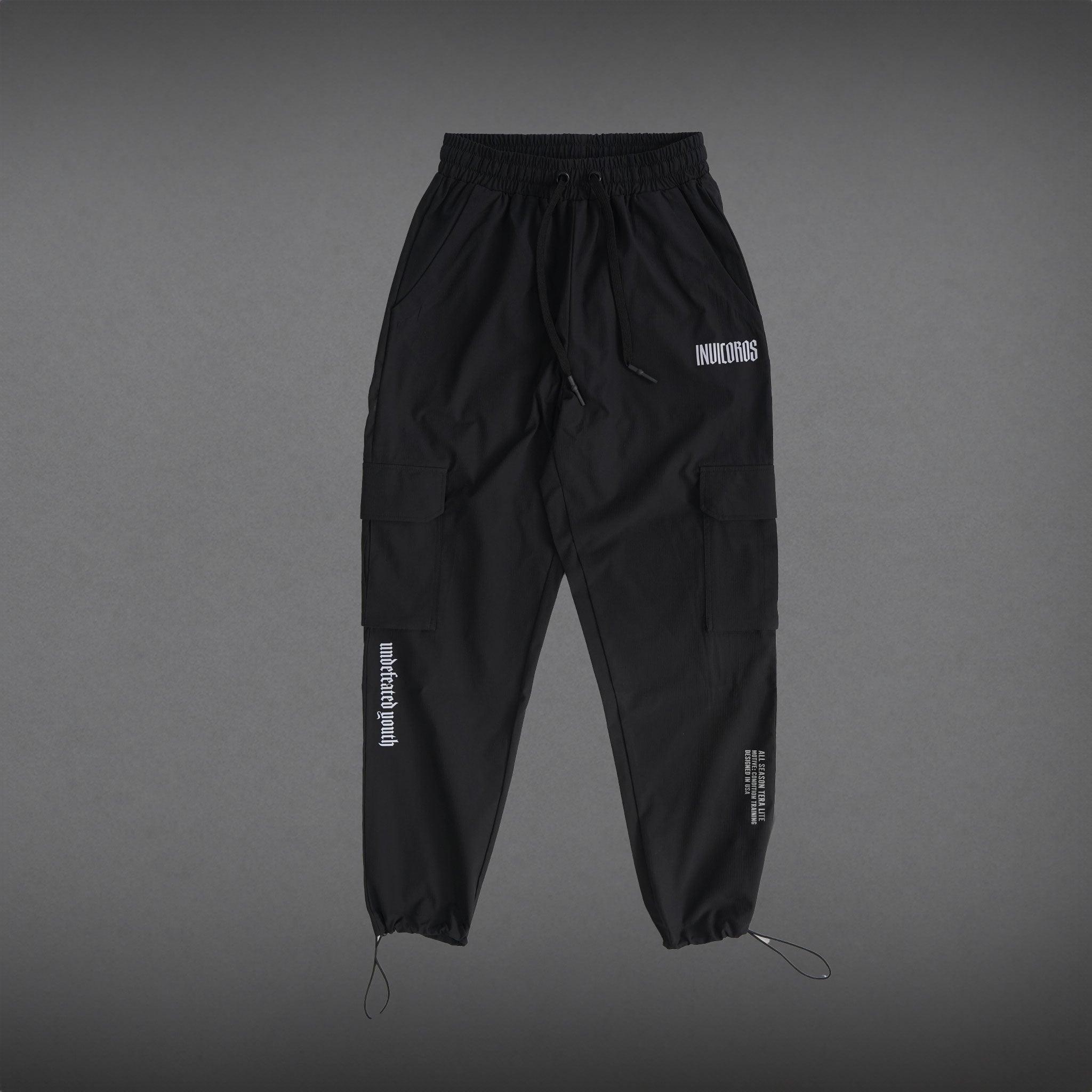 MOMENTUM ATHLETIC CARGO - BLACK-Invicoros 