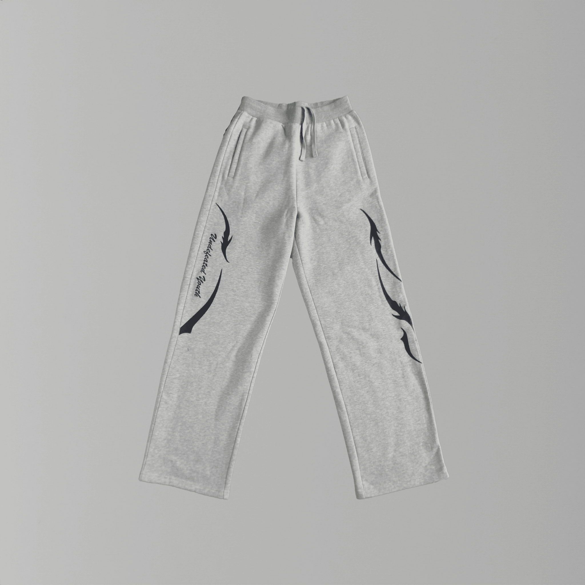 Phantom Straight Fit Pants - Heather Grey-Invicoros