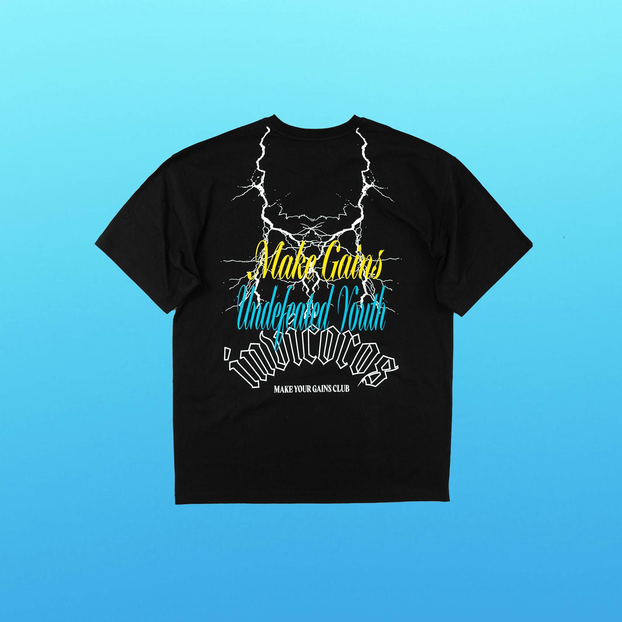 MAKE GAINS CLUB OVERSIZED TEE-Invicoros 
