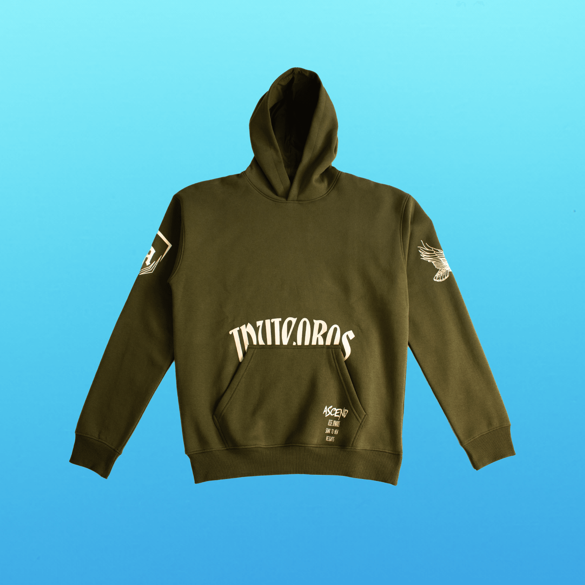 ASCEND HOODIE - OLIVE-Invicoros  
