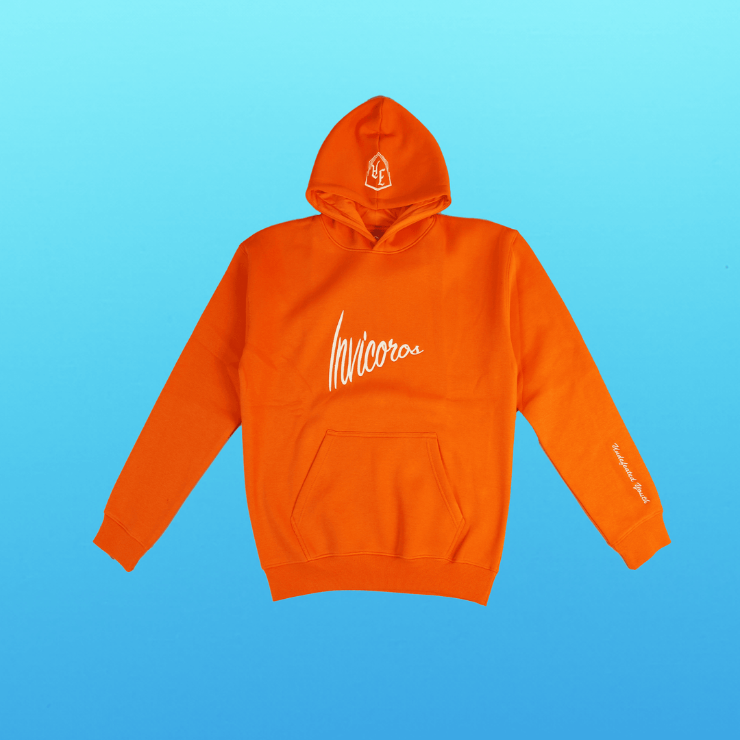 mens_orange_pullover_hoodie_invicoros_athletics 