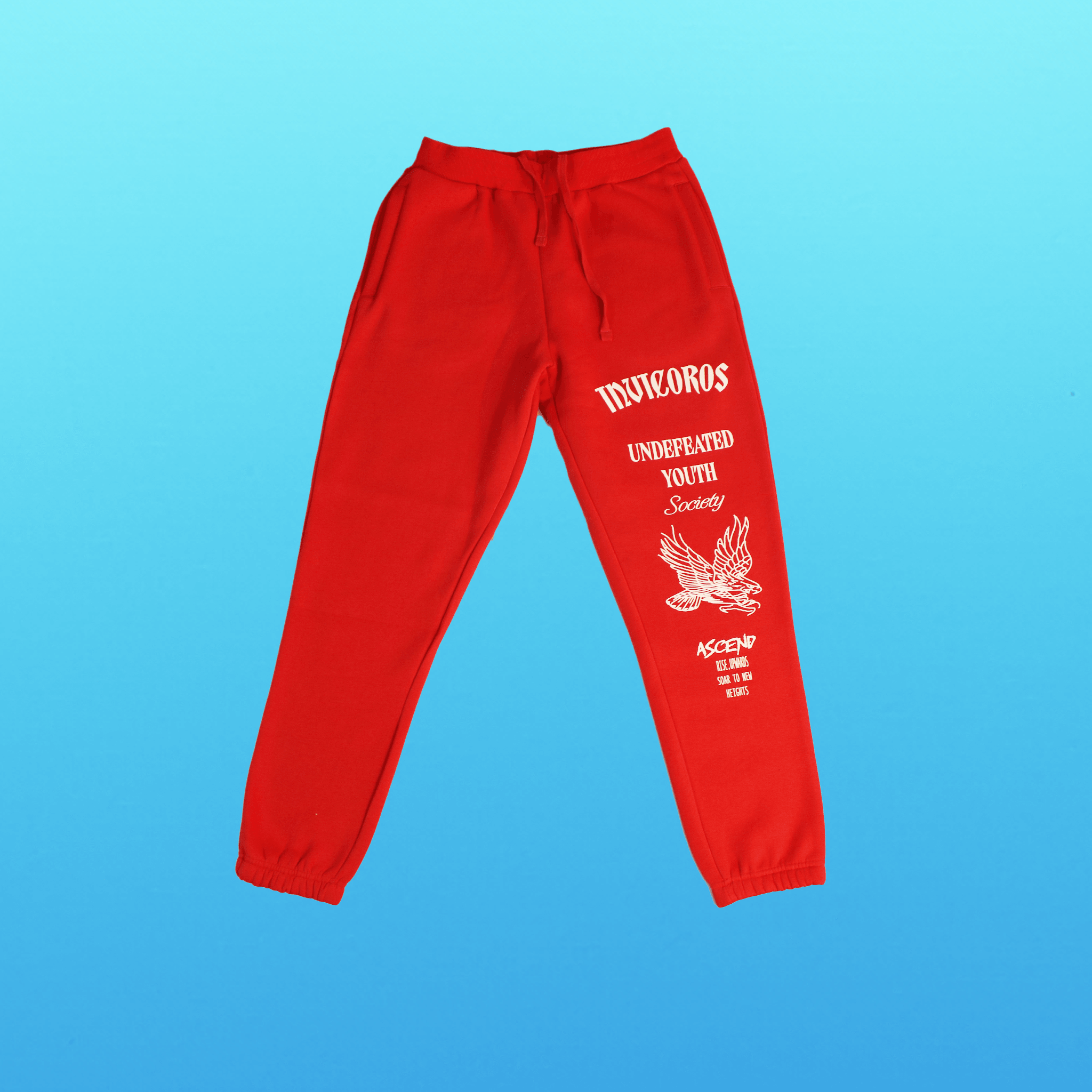 ASCEND JOGGERS - RED-Invicoros  