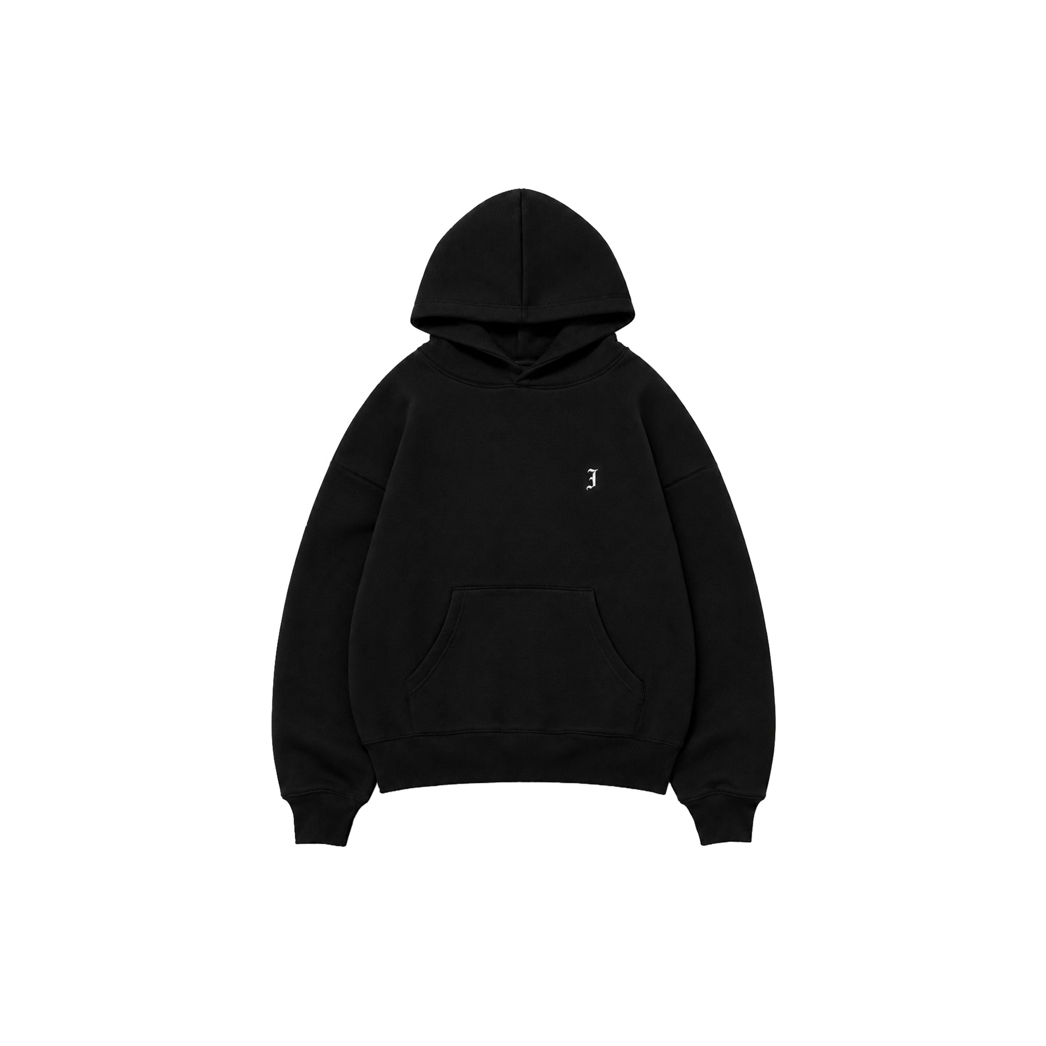 Essential Men's Oversized Gym Hoodie Black | Invicoros Hoodie For